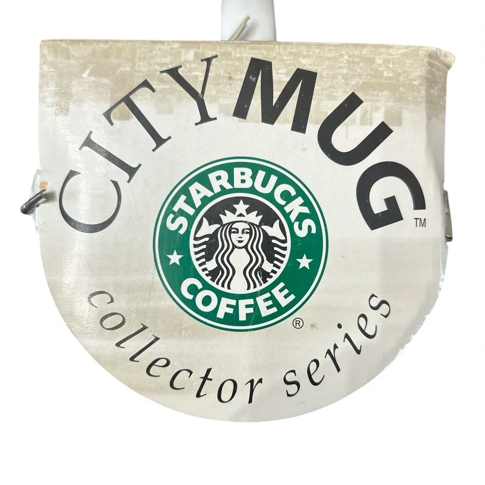 Starbucks City Mug Qatar New In Box 16oz Purple‎ White 2002 Collector Series